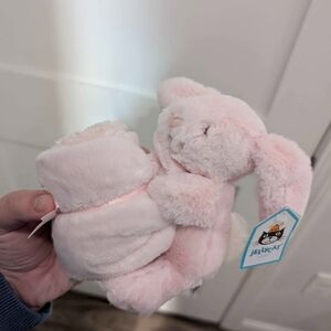 Pink Bashful Bunny Soother Jellycat - NEW
